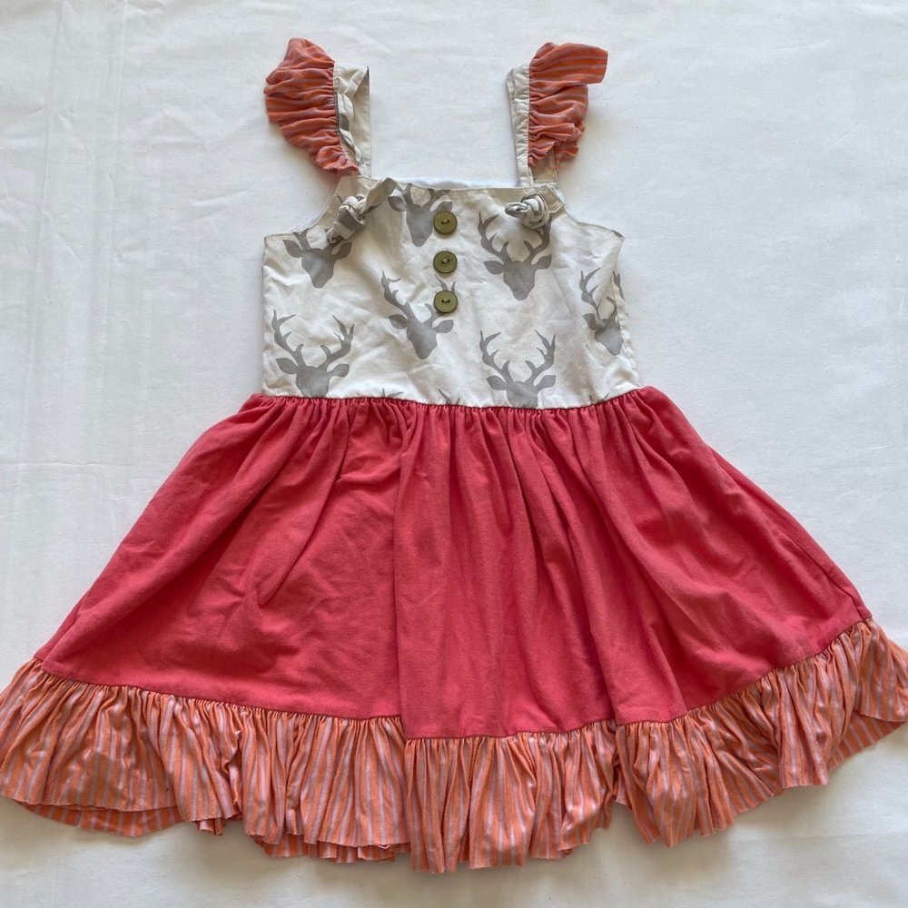 Adelaide Original Deer Dress size 4T - Picture 2 of 7